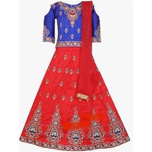 Girl's Ethnic Top and Skirt- Size 36 (12-13 Years Old)